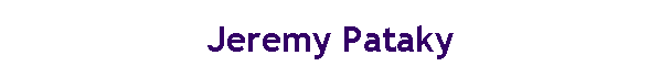 Jeremy Pataky